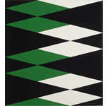 Composition in 2108 Green, 3015 White and 2025 Black